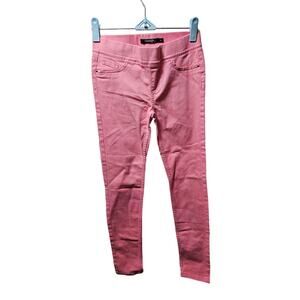 George Cute Stylish Versatile Casual Pink Cotton Stretch Jeggings Size 10 Girl